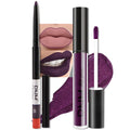 evpct 3Pcs Dark Red Purple Plum Matte Liquid Lipstick Sets for Women Matte Lip Stain Long Lasting Waterproof, Burgundy Blood Blue Red lipstick, Black Cherry Maroon Gothic 24 Hours Magic Lipsticks