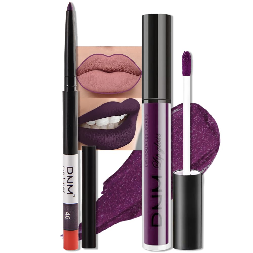 evpct 3Pcs Dark Red Purple Plum Matte Liquid Lipstick Sets for Women Matte Lip Stain Long Lasting Waterproof, Burgundy Blood Blue Red lipstick, Black Cherry Maroon Gothic 24 Hours Magic Lipsticks