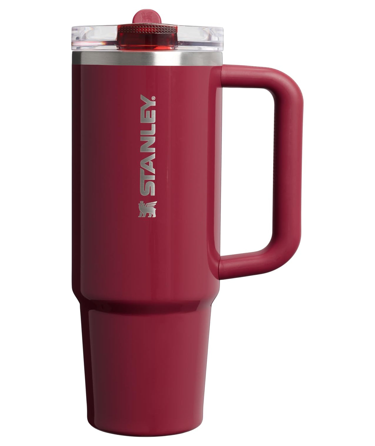 STANLEY Quencher ProTour Flip Straw Tumbler with Leakproof Lid 40 oz | Built-In Straw and Handle | Cup Holder Compatible for Travel | Insulated Stainless Steel Cup | BPA-Free | Black