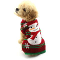 Dog Snow Sweater - Snowman Holiday Xmas Christmas Pet Clothes for Small Dog and Cat (Snowman, S)