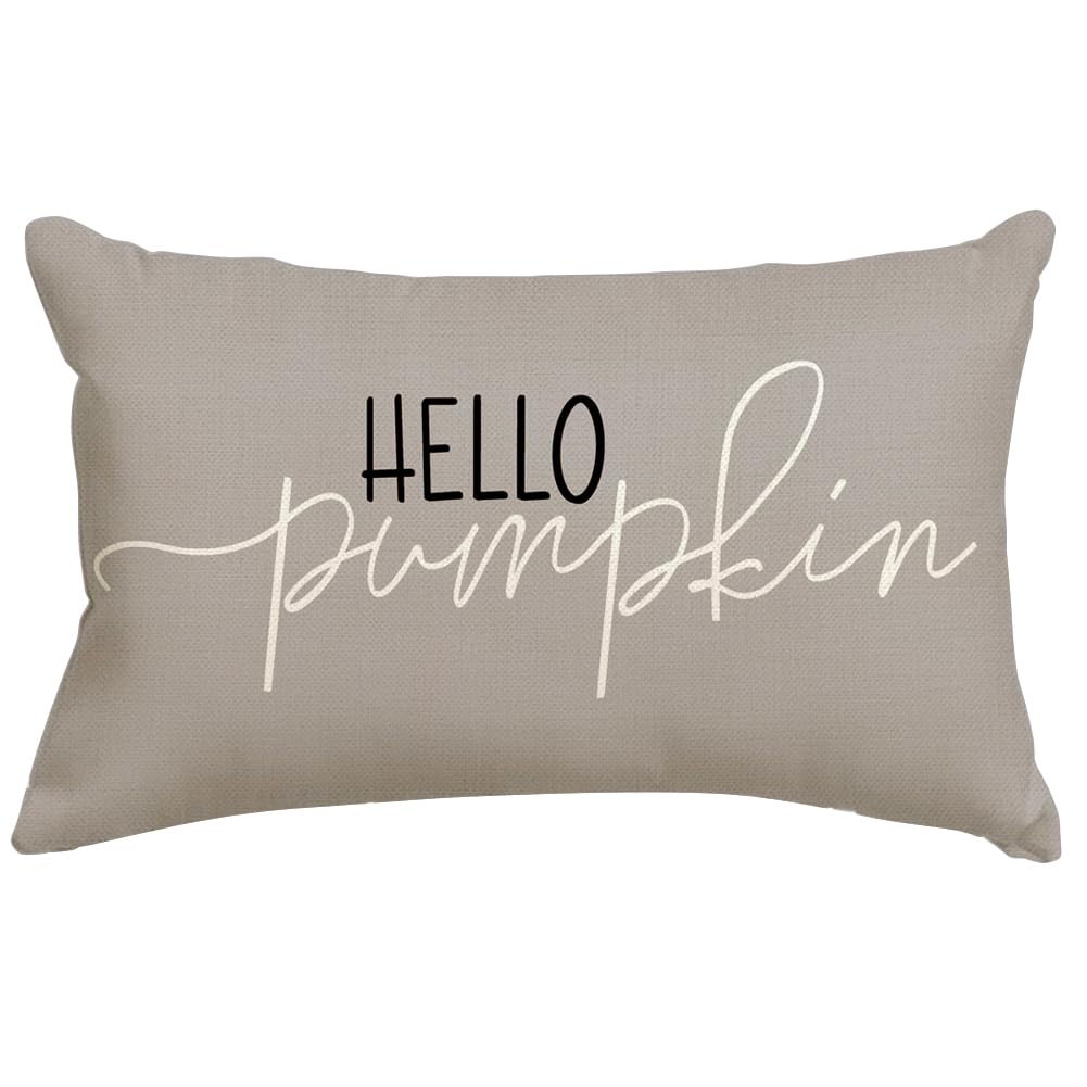 RABUSOFA Fall Pillow Covers 12x20 Pumpkin Decor Fall Decorations for Home