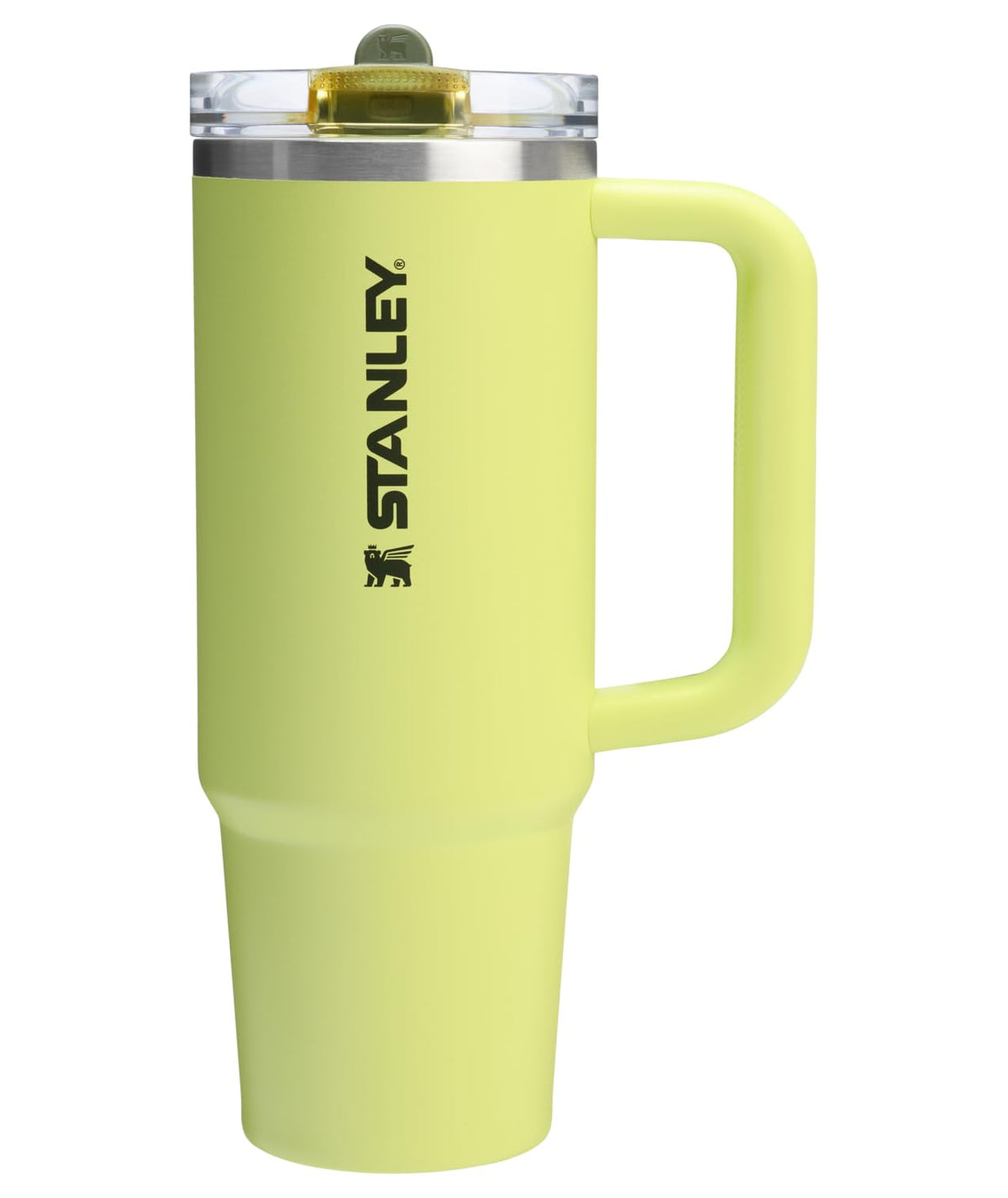 STANLEY Quencher ProTour Flip Straw Tumbler with Leakproof Lid 40 oz | Built-In Straw and Handle | Cup Holder Compatible for Travel | Insulated Stainless Steel Cup | BPA-Free | Black