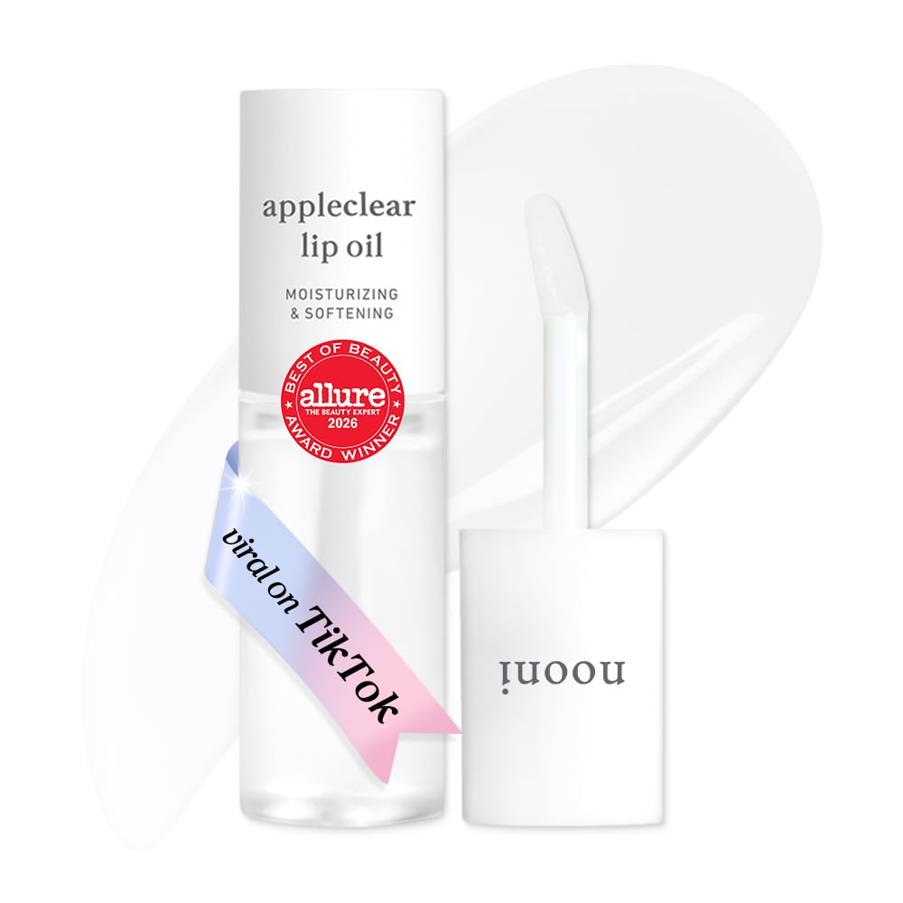 NOONI Korean Lip Oil - Appleberry - pH Color-Changing Plumping Lip Gloss
