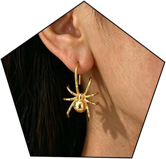 Spider Dangle Earrings for Women Halloween Party Costume Accessories Jewelry