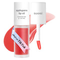 NOONI Korean Lip Oil - Applepeony | Long-Lasting, Moisturizing, Plumping, Revitalizing for Dry Lips, Waterproof, No Peel Off, Hydrating Lip Stain, Stocking Stuffers, Cute Stuff, 0.12 FL Oz