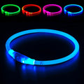 Led Dog Collar, BSEEN USB Rechargeable Flash Dog Necklace Light, Pet Safety Collar Makes Your Beloved Dogs Be Seen at Night for Small Medium Large Dogs(Green)