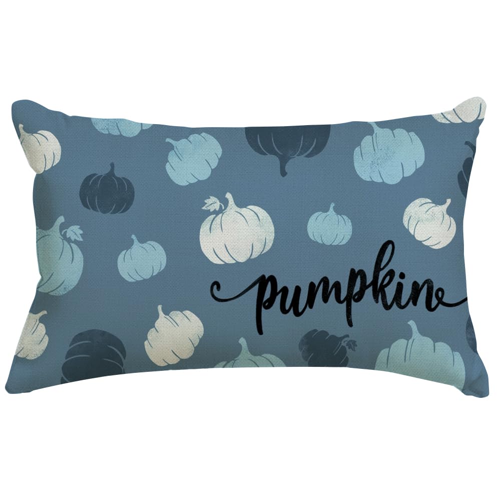 RABUSOFA Rust Orange Maple Leaves Fall Pillow Covers 12x20 Inch