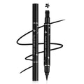 5PCS Double-headed Liquid Winged Black Eyeliner Stamp Pen Set | Eye Liner Pencil Long-lasting Waterproof, Stamp Eyeliner Set for Eye Makeup - Star, Heart, Flower, Butterfly, Triangle