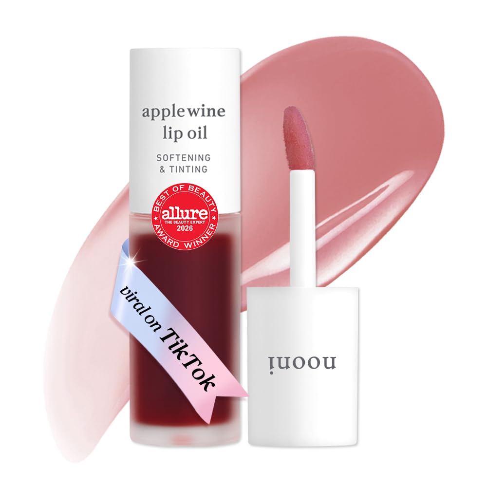 NOONI Korean Lip Oil - Appleberry - pH Color-Changing Plumping Lip Gloss