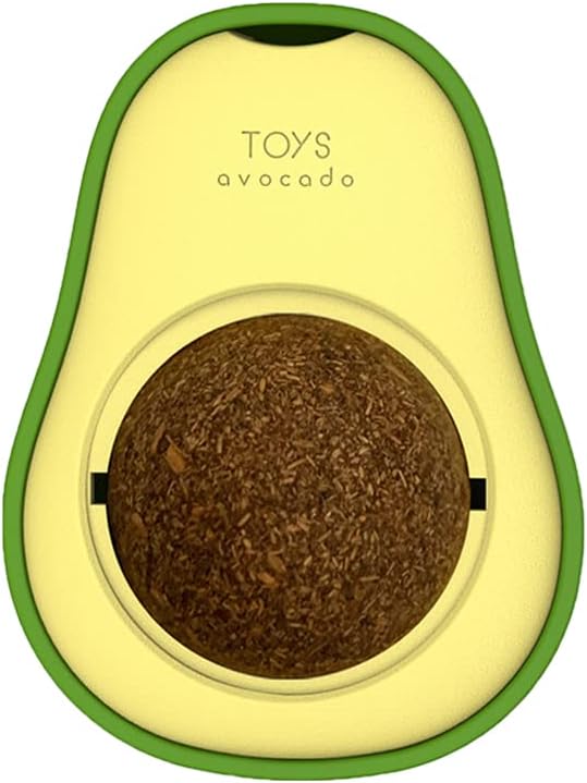 Avocado Catnip Wall Ball Cat Toys Catnip, 2PCS Cute Avocado Shape Catnip