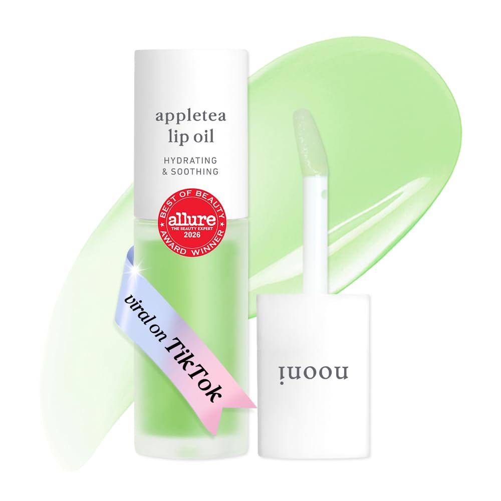 NOONI Korean Lip Oil - Appleberry - pH Color-Changing Plumping Lip Gloss