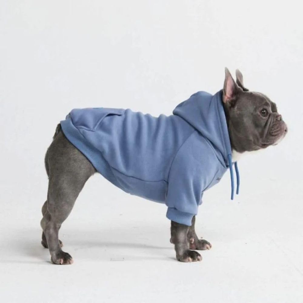Spark Paws Dog Hoodie – Premium Dog Sweater for Small, Medium, and Large Dogs | Warm Outfits for French Bulldogs, Pitbull, Puppy, Winter Jacket Alternative - Alpine - L