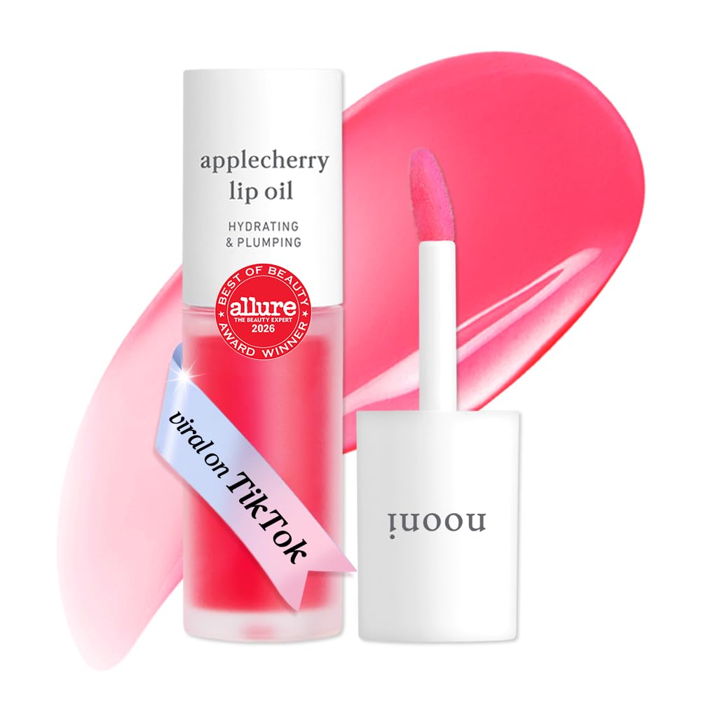 NOONI Korean Lip Oil - Appleberry - pH Color-Changing Plumping Lip Gloss