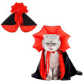 ANIAC Pet Pumpkin Costume Cat Halloween Hat Cloak Sets Puppy Poncho Dog Halloween Cosplay for Kitty Small Medium Sized Dog