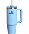 STANLEY Quencher H2.0 Tumbler with Handle and Straw 40 oz Flowstate 3-Position Lid Cup Holder Compatible for Travel Insulated Stainless Steel Cup BPA-Free Rose Quartz 2.0