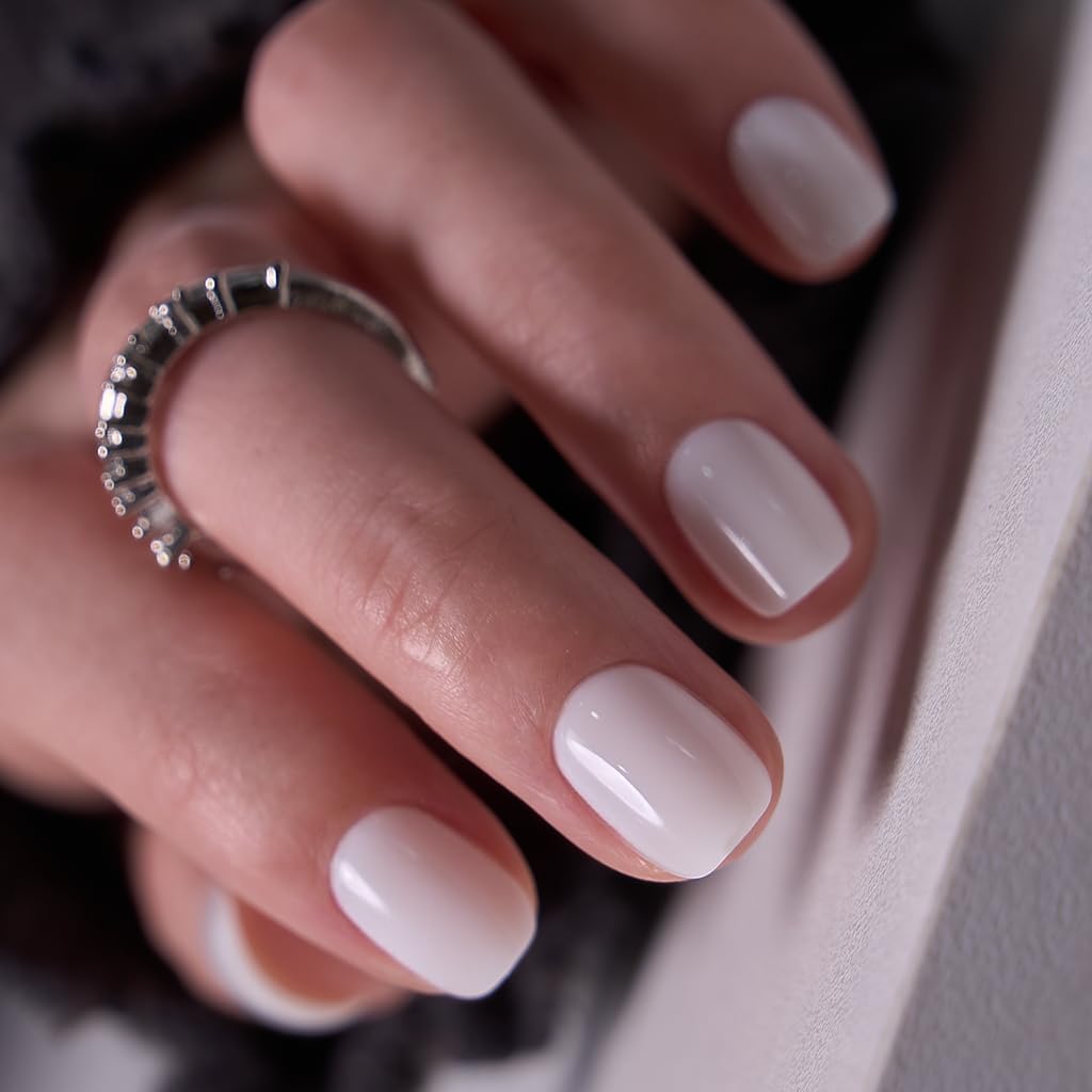 CurvLife Short Square Halloween Glow-in-the-Dark Press On Nails