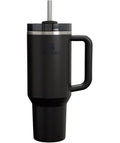 STANLEY Quencher H2.0 Tumbler with Handle and Straw 40 oz Flowstate 3-Position Lid Cup Holder Compatible for Travel Insulated Stainless Steel Cup BPA-Free Rose Quartz 2.0