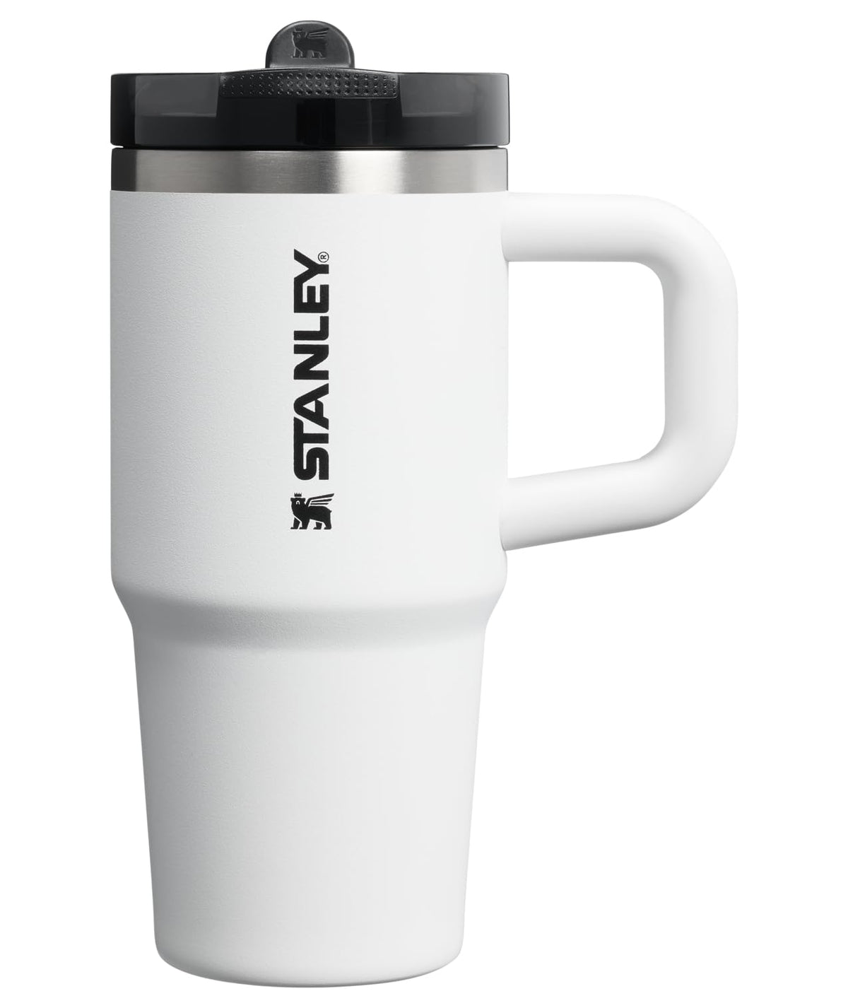 STANLEY Quencher ProTour Flip Straw Tumbler with Leakproof Lid 40 oz | Built-In Straw and Handle | Cup Holder Compatible for Travel | Insulated Stainless Steel Cup | BPA-Free | Black