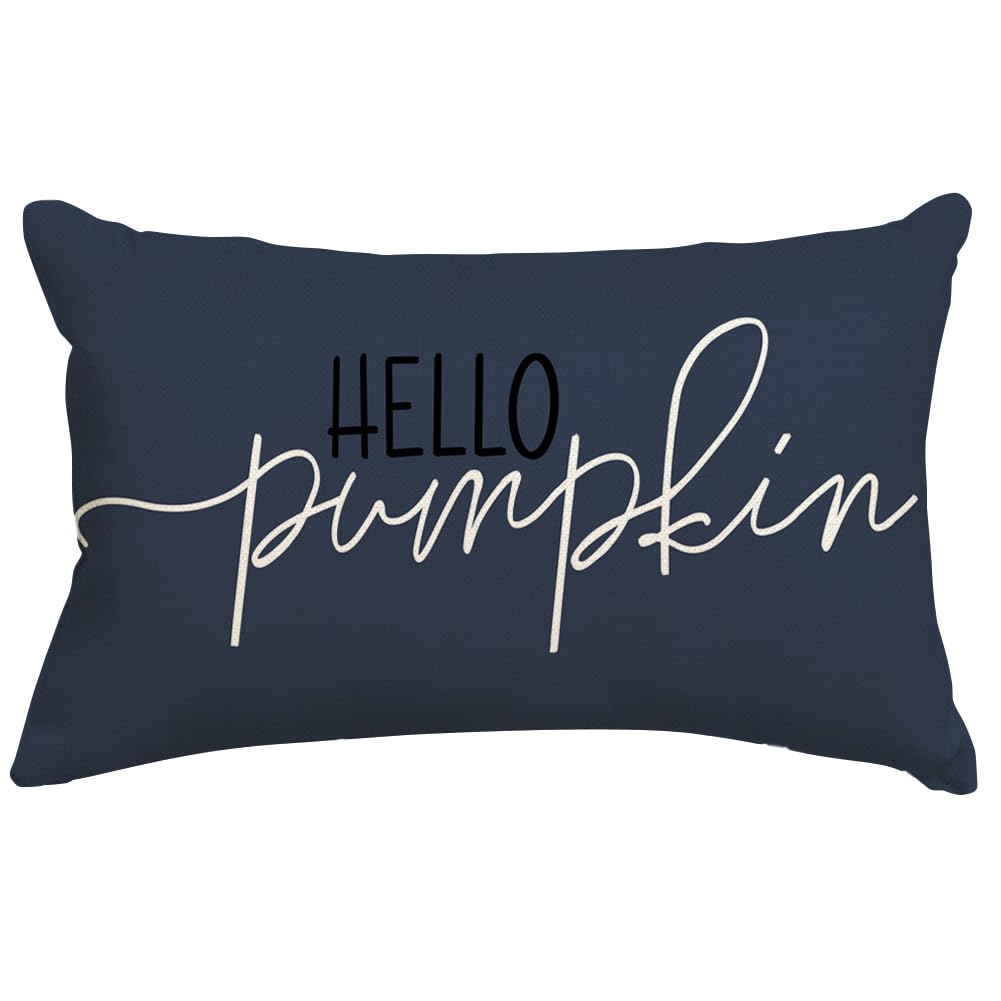 RABUSOFA Fall Pillow Covers 12x20 Pumpkin Decor Fall Decorations for Home