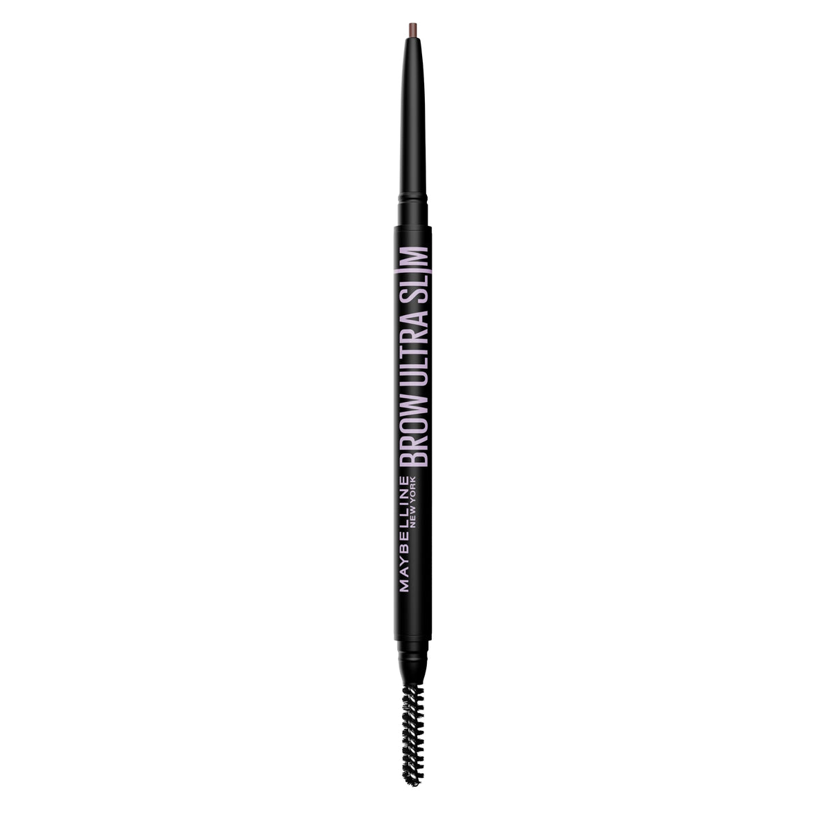 Maybelline Express Brow Ultra Slim Eyebrow Makeup, Brow Pencil with Precision Tip and Spoolie for Defined Eyebrows, Black Brown, 1 Count (Packaging May Vary)