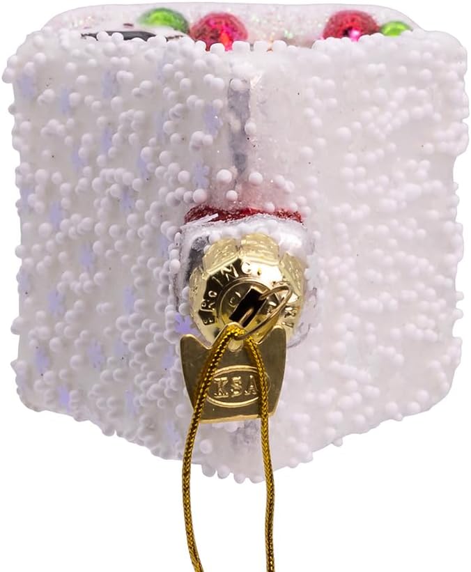 Kurt Adler 4.25-inch Noble Gems™ Gingerbread House Ornament