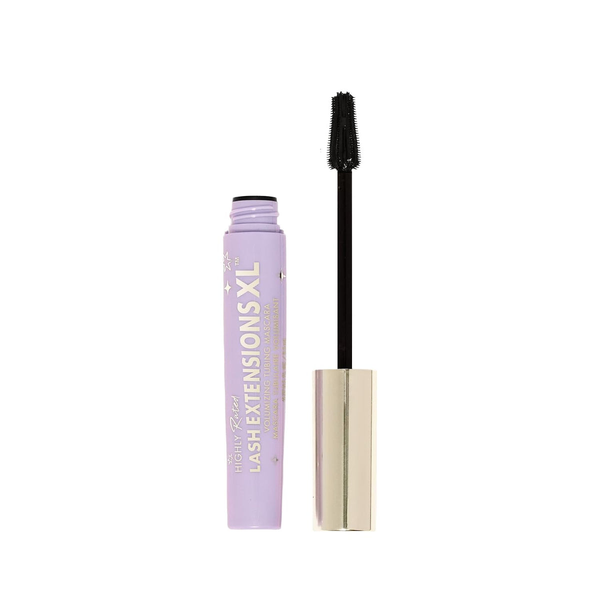 Milani Highly Rated Lash Extensions XL Volumizing Tubing Mascara - Extreme Volume Length and Lift - Black - 24 Hour Wear - 1 Count
