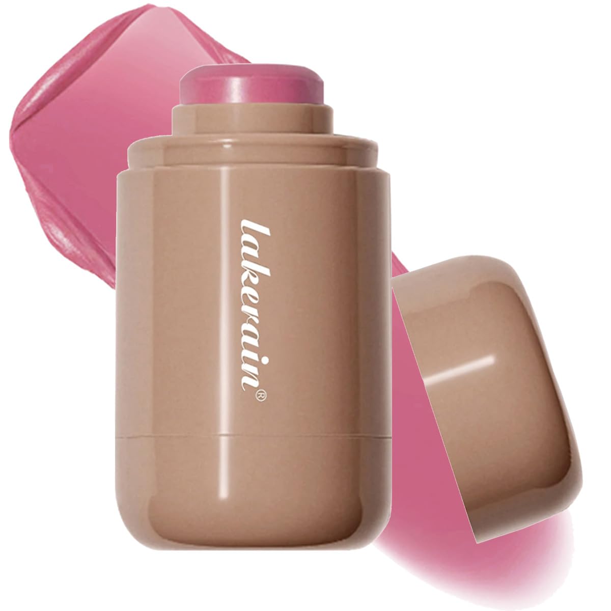 Cream Blush stick, Natural-Looking Matte Finish Makeup Blush stick, Hydrating Long Lasting Lightweight Blendable Blush for cheeks (#6 Bronze Glow, 1 PC)