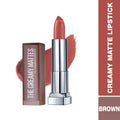 MAYBELLINE Color Sensational Matte Lipstick Bundle with Touch Of Spice and Nude Nuance, 1 Count Each