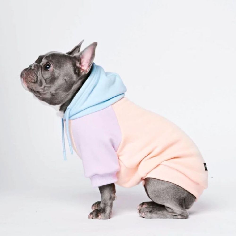 Spark Paws Dog Hoodie – Premium Dog Sweater for Small, Medium, and Large Dogs | Warm Outfits for French Bulldogs, Pitbull, Puppy, Winter Jacket Alternative - Alpine - L