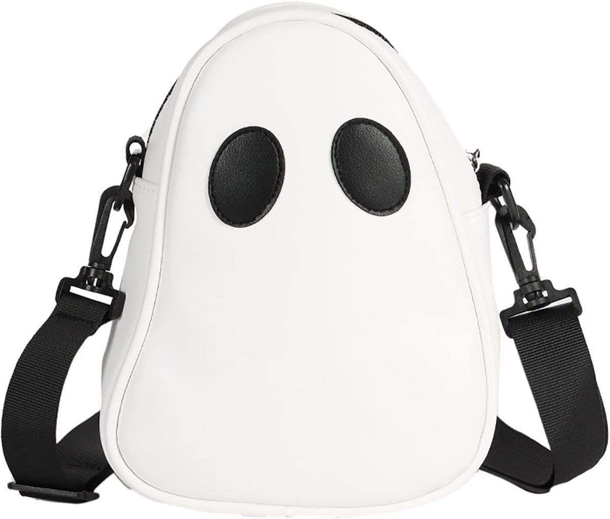 Halloween Purse Novelty Ghost Purse for Women Men Cute Crossbody Bag Satchel Bag Novelty Shoulder Bag