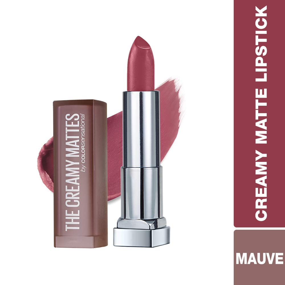 MAYBELLINE Color Sensational Matte Lipstick Bundle with Touch Of Spice and Nude Nuance, 1 Count Each