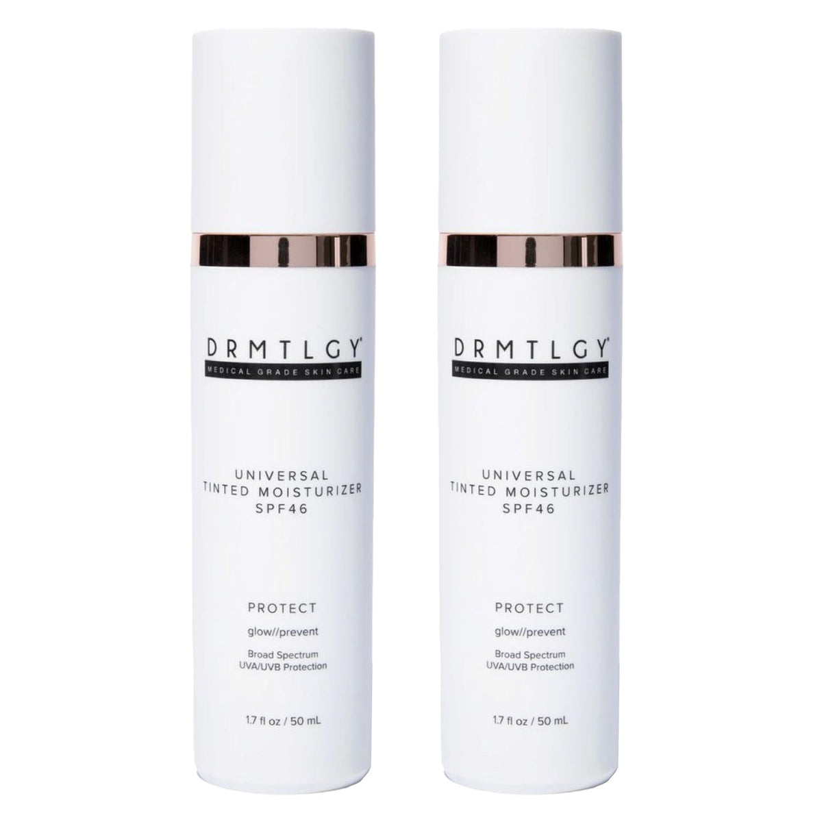 DRMTLGY Universal Tinted Moisturizer SPF 46 – Hydrating Dewy Tinted Sunscreen for Face with Zinc Oxide & Octinoxate – Niacinamide & Hyaluronic Acid – Broad Spectrum Lightweight Daily SPF, 1.7 oz