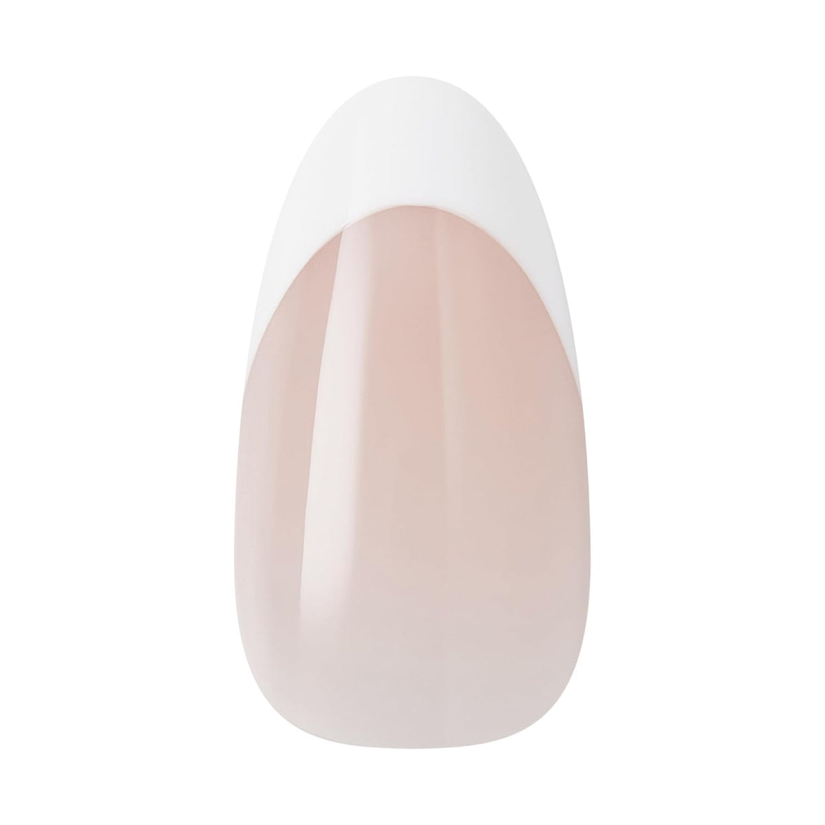 Kiss Core, Press On Nails, Nail glue included, 'Curiosity', White, Medium Size, Almond Shape, Includes 32 Nails, 2g Glue, 1 Manicure Stick, 1 Mini File