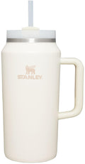 STANLEY Quencher H2.0 Tumbler with Handle and Straw 40 oz Flowstate 3-Position Lid Cup Holder Compatible for Travel Insulated Stainless Steel Cup BPA-Free Rose Quartz 2.0