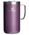 STANLEY Everyday Camp Mug 24oz | Drink Through Lid | Cup for Coffee, Tea and Drinks | Insulated Stainless Steel Coffee Mug | BPA-Free | Hammertone Green