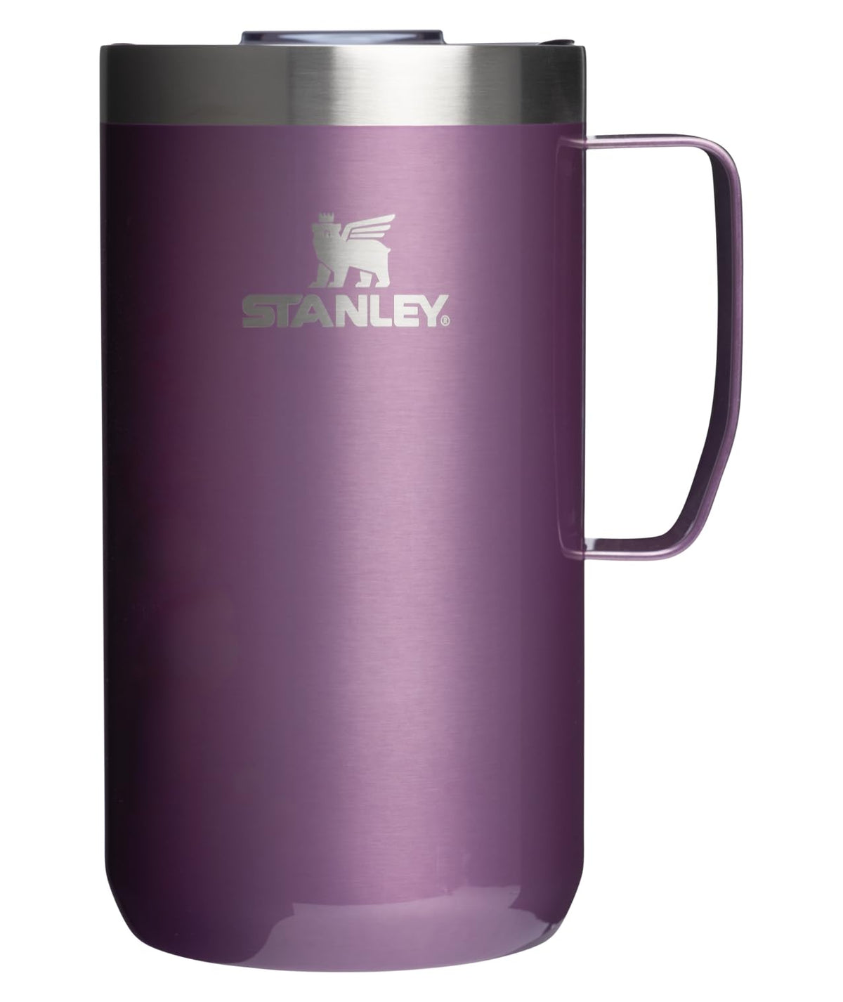 STANLEY Everyday Camp Mug 24oz | Drink Through Lid | Cup for Coffee, Tea and Drinks | Insulated Stainless Steel Coffee Mug | BPA-Free | Hammertone Green