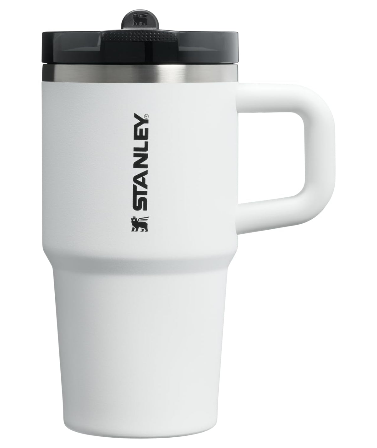 STANLEY Quencher ProTour Flip Straw Tumbler with Leakproof Lid 40 oz | Built-In Straw and Handle | Cup Holder Compatible for Travel | Insulated Stainless Steel Cup | BPA-Free | Black