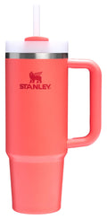 STANLEY Quencher H2.0 Tumbler with Handle and Straw 40 oz Flowstate 3-Position Lid Cup Holder Compatible for Travel Insulated Stainless Steel Cup BPA-Free Rose Quartz 2.0