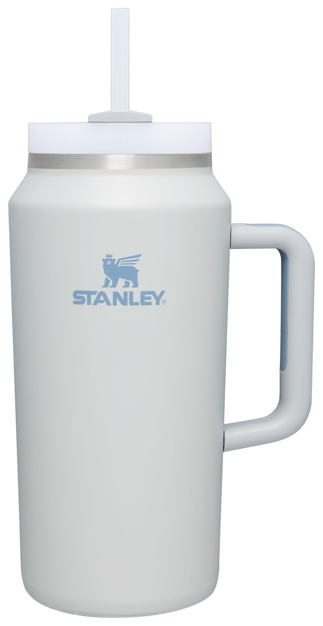 STANLEY Quencher H2.0 Tumbler with Handle and Straw 40 oz Flowstate 3-Position Lid Cup Holder Compatible for Travel Insulated Stainless Steel Cup BPA-Free Rose Quartz 2.0