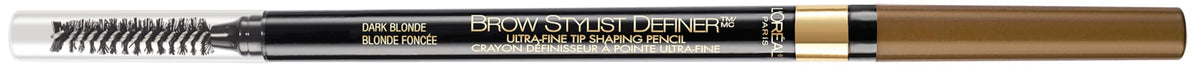 L'Oreal Paris Makeup Brow Stylist Definer Waterproof Eyebrow Pencil, Ultra-Fine Mechanical Pencil, Draws Tiny Brow Hairs and Fills in Sparse Areas and Gaps, Brunette, 0.003 Ounce (1 Count)