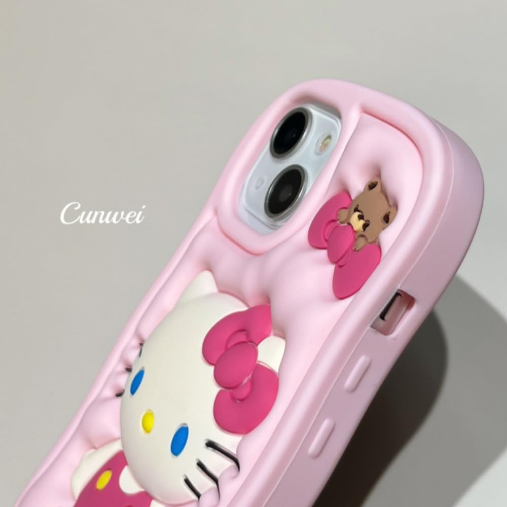 Cartoon Cute Kitty Phone for iPhone 13/14 Case