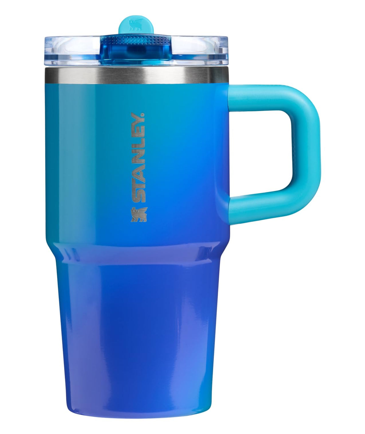STANLEY Quencher ProTour Flip Straw Tumbler with Leakproof Lid 40 oz | Built-In Straw and Handle | Cup Holder Compatible for Travel | Insulated Stainless Steel Cup | BPA-Free | Black