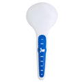 Petmate GripSoft Cat Brush, White and Blue, One Size Fits All Grooming Kit | Ergonomic handle grip, gentle bristle design, removes loose fur, comfortable for daily brushing sessions each single time