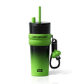 SDGA+ 24 oz Stainless Steel Tumbler with Lid and Straw, Insulated Water Bottle Leak Proof for Hot and Cold, Portable Travel Coffee Mug, Reusable Coffee Cup for Women, Cherry