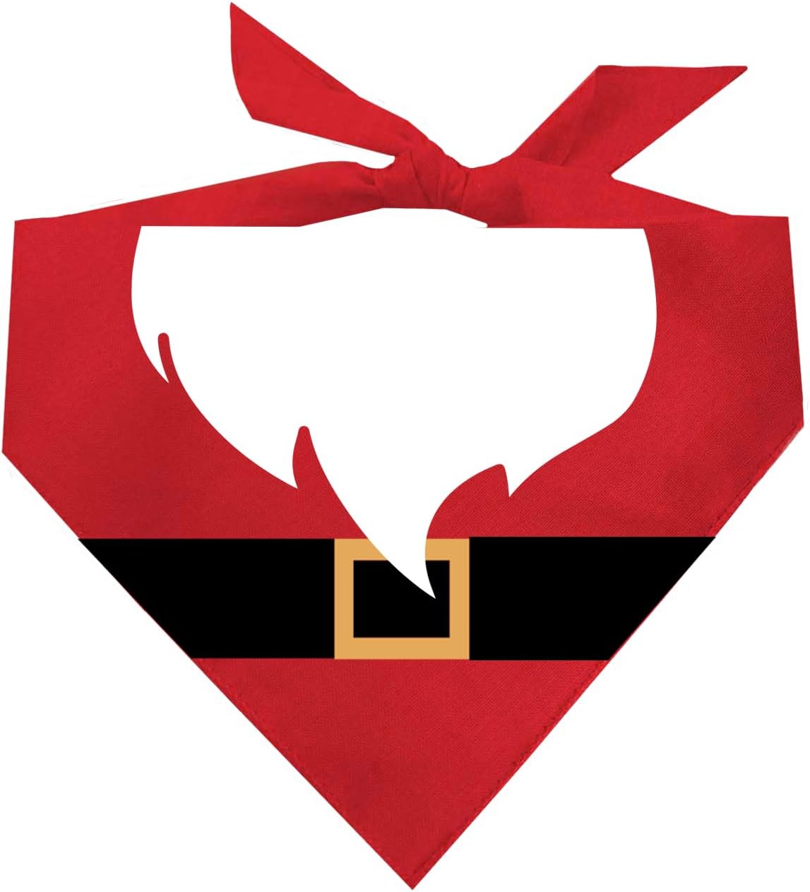 Santa Claus Costume Christmas Dog Bandana | 100% Cotton | Made in USA |Gift |Red, OS (1166)