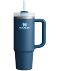 STANLEY Quencher H2.0 Tumbler with Handle and Straw 40 oz Flowstate 3-Position Lid Cup Holder Compatible for Travel Insulated Stainless Steel Cup BPA-Free Rose Quartz 2.0