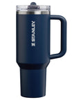STANLEY Quencher ProTour Flip Straw Tumbler with Leakproof Lid 40 oz | Built-In Straw and Handle | Cup Holder Compatible for Travel | Insulated Stainless Steel Cup | BPA-Free | Black