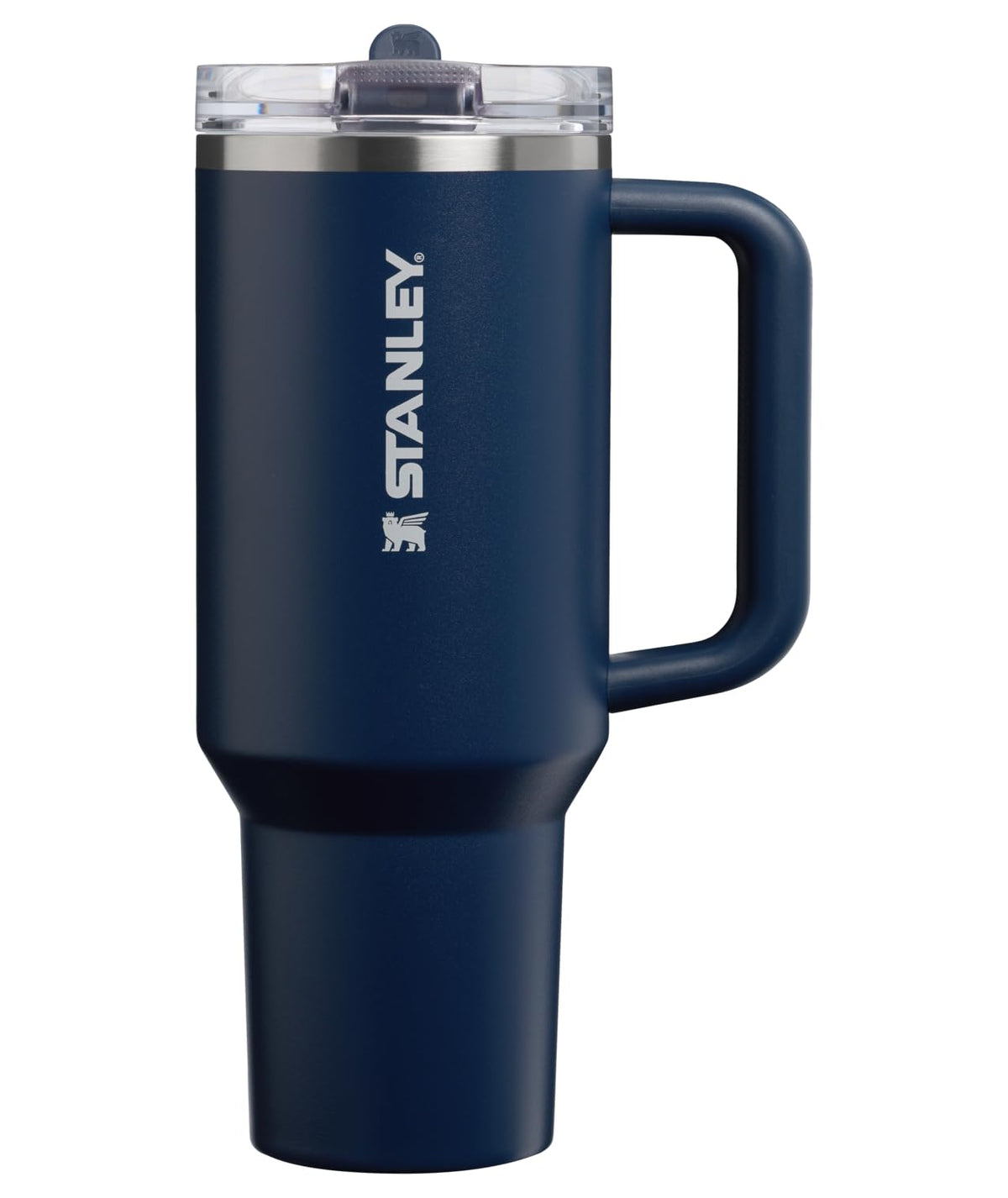STANLEY Quencher ProTour Flip Straw Tumbler with Leakproof Lid 40 oz | Built-In Straw and Handle | Cup Holder Compatible for Travel | Insulated Stainless Steel Cup | BPA-Free | Black