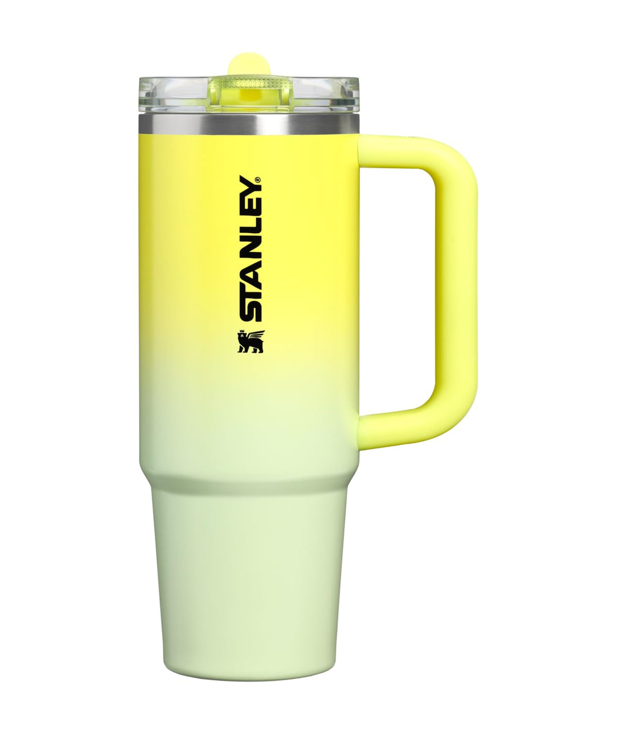 STANLEY Quencher ProTour Flip Straw Tumbler with Leakproof Lid 40 oz | Built-In Straw and Handle | Cup Holder Compatible for Travel | Insulated Stainless Steel Cup | BPA-Free | Black