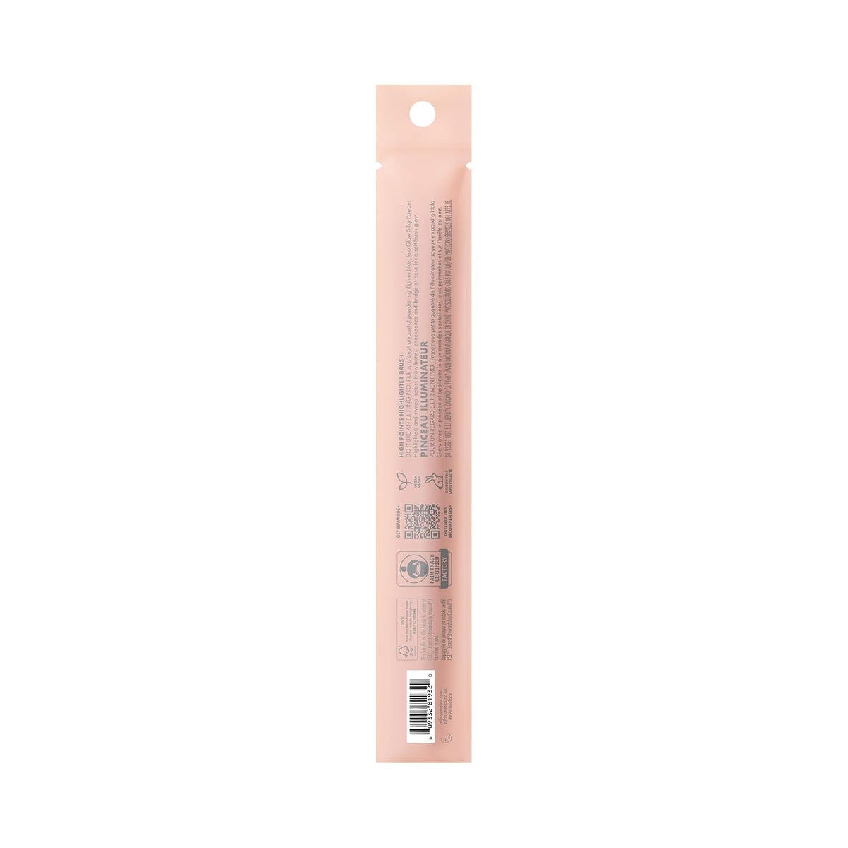e.l.f. High Points Highlighter Brush, Soft & Tapered Face Makeup Brush For Illuminating & Creating Soft-Focus Glow, Vegan & Cruelty-Free